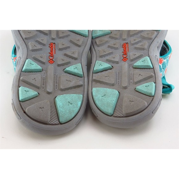 Columbia Toddler Girls 10 Medium Blue Flip Flop Synthetic - Picture 6 of 7
